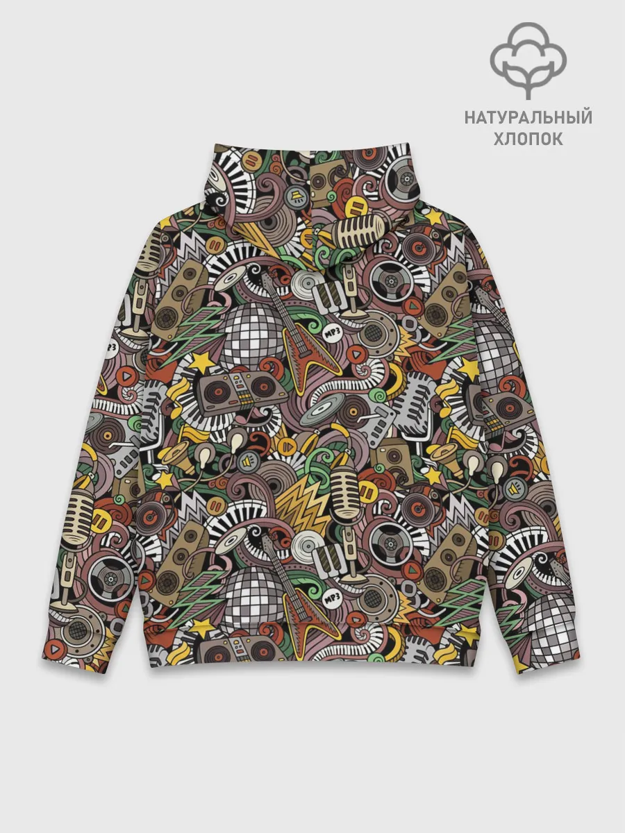 Худи мужской база хлопок / Музыка