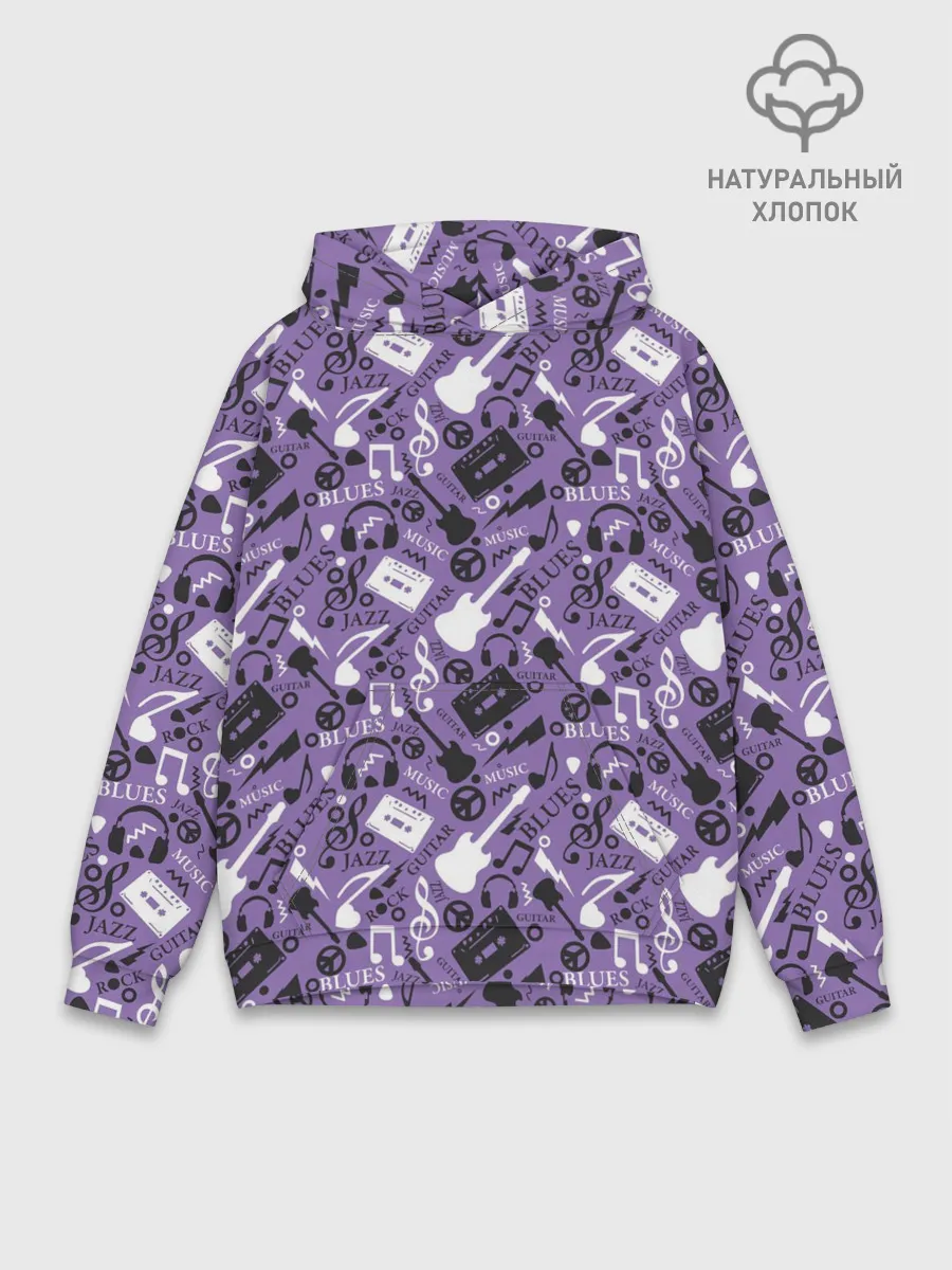 Худи мужской база хлопок / Музыка