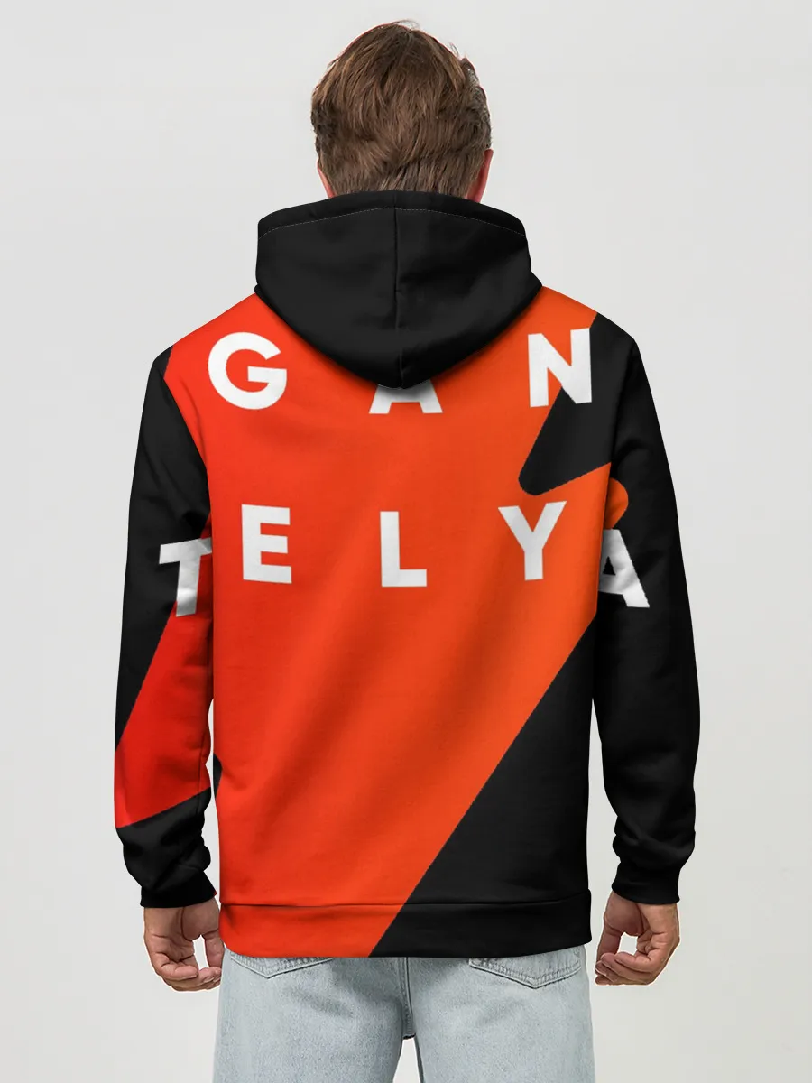 Худи мужской база хлопок / Дыши энергией