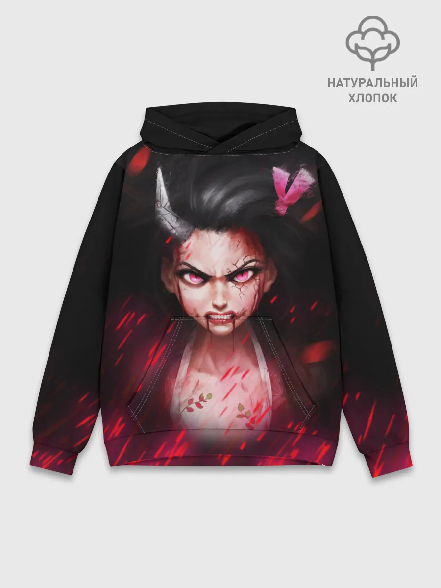 Худи мужской база хлопок / Незуко демон