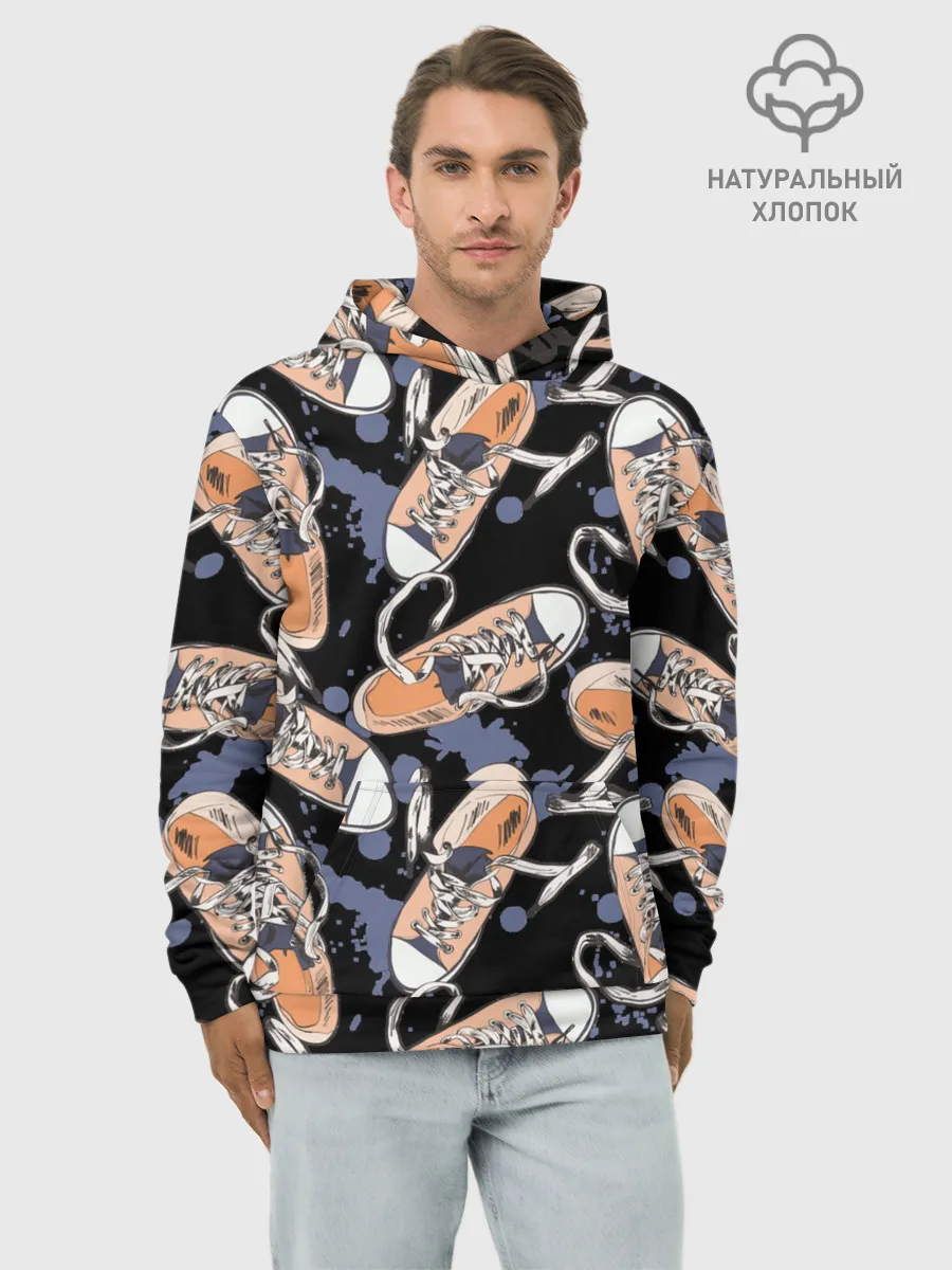 Худи мужской база хлопок / Кеды / Sneakers