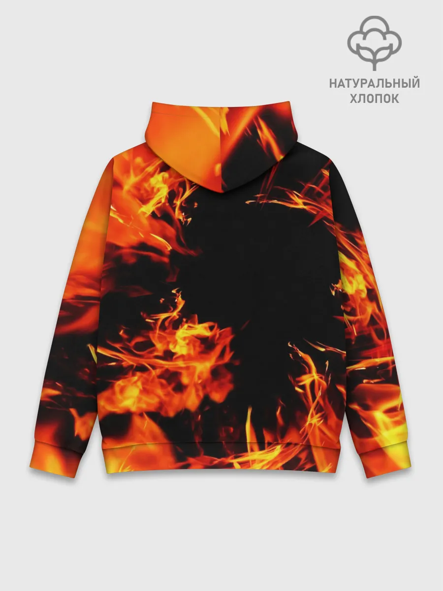 Худи мужской база хлопок / КЛИНОК РАССЕКАЮЩИЙ ДЕМОНОВ