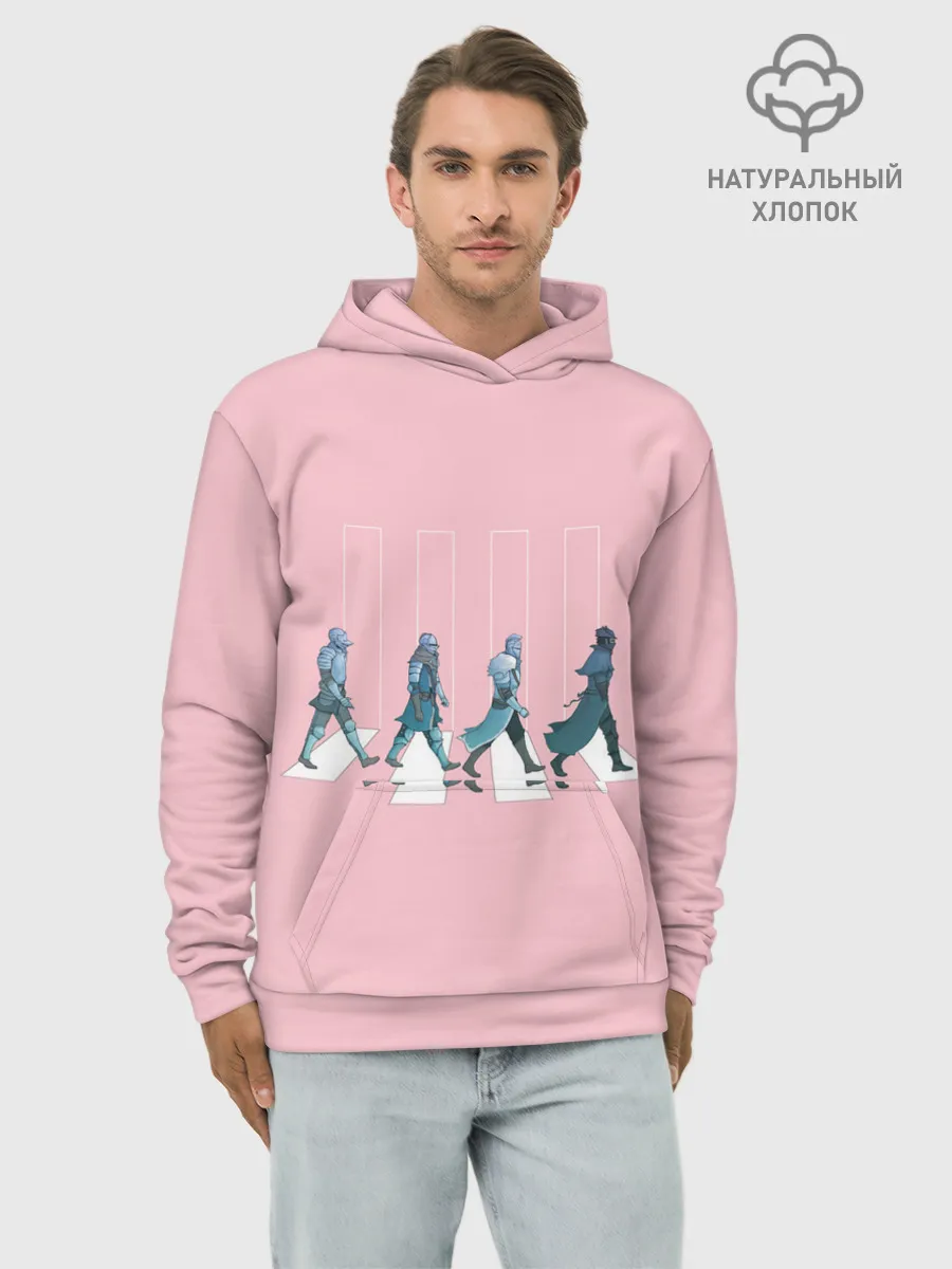 Худи мужской база хлопок / Dark souls x Beatles