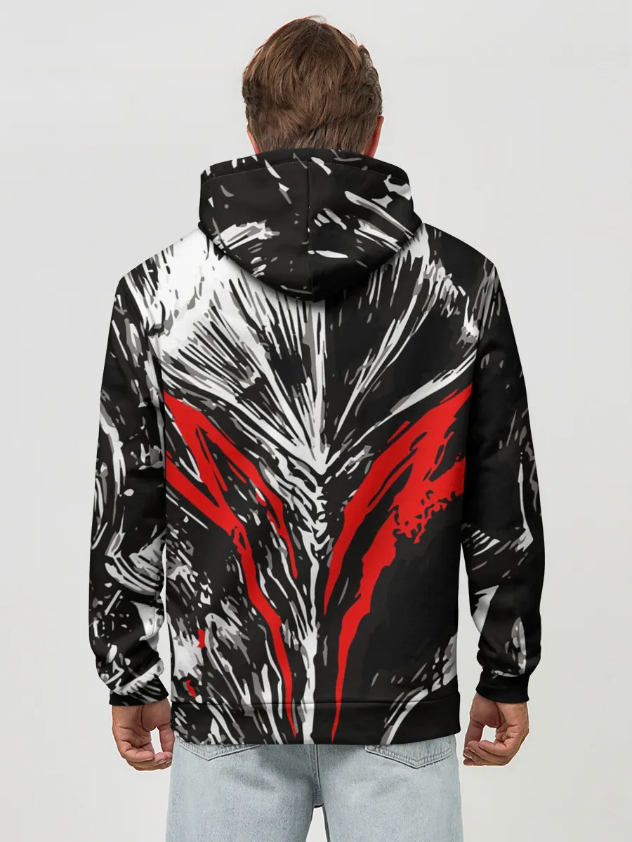 Худи мужской база хлопок / BERSERK mask