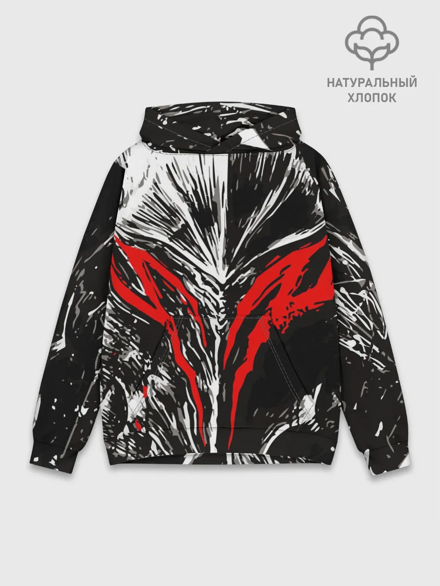 Худи мужской база хлопок / BERSERK mask
