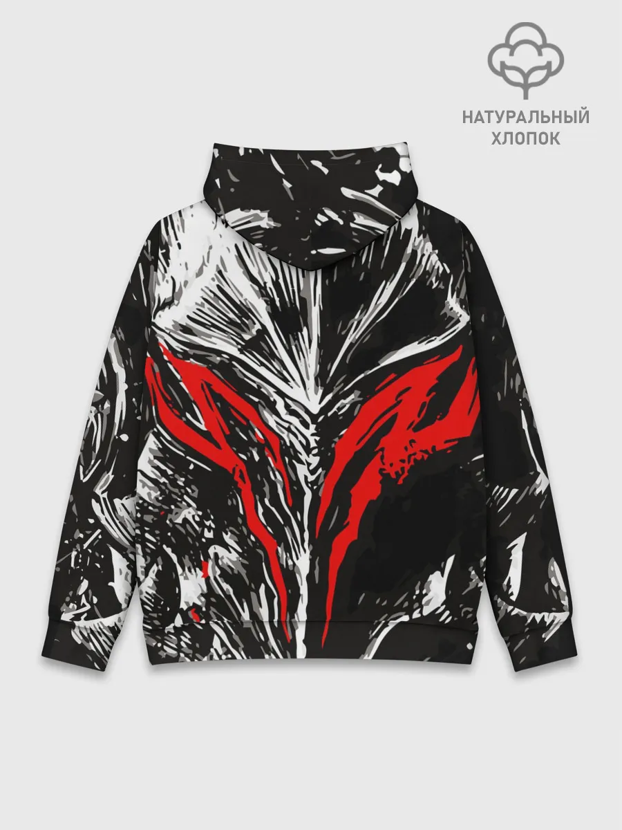 Худи мужской база хлопок / BERSERK mask