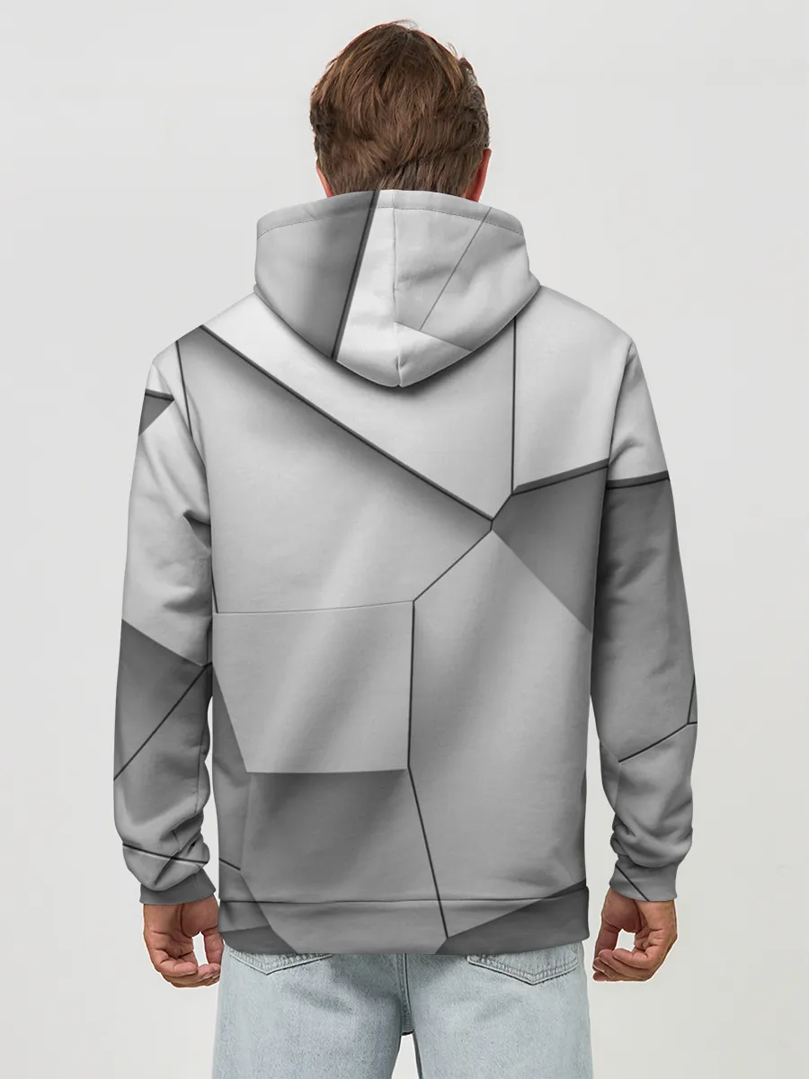 Худи мужской база хлопок / Осколки плитки