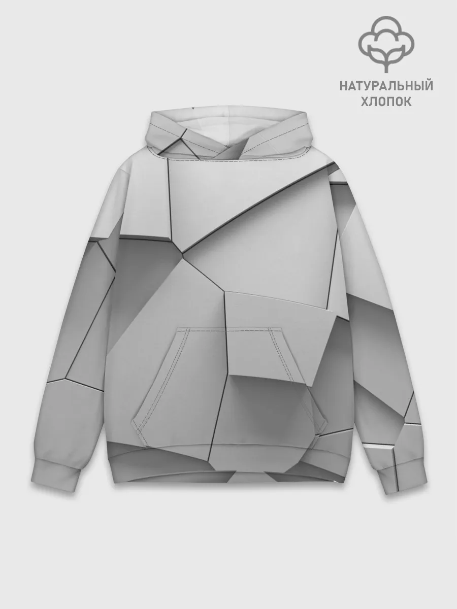 Худи мужской база хлопок / Осколки плитки