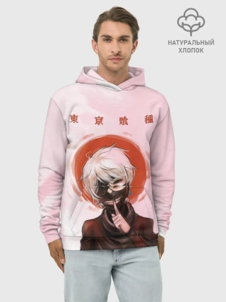 Худи мужской база хлопок / Канеки Кен | Kaneki Ken