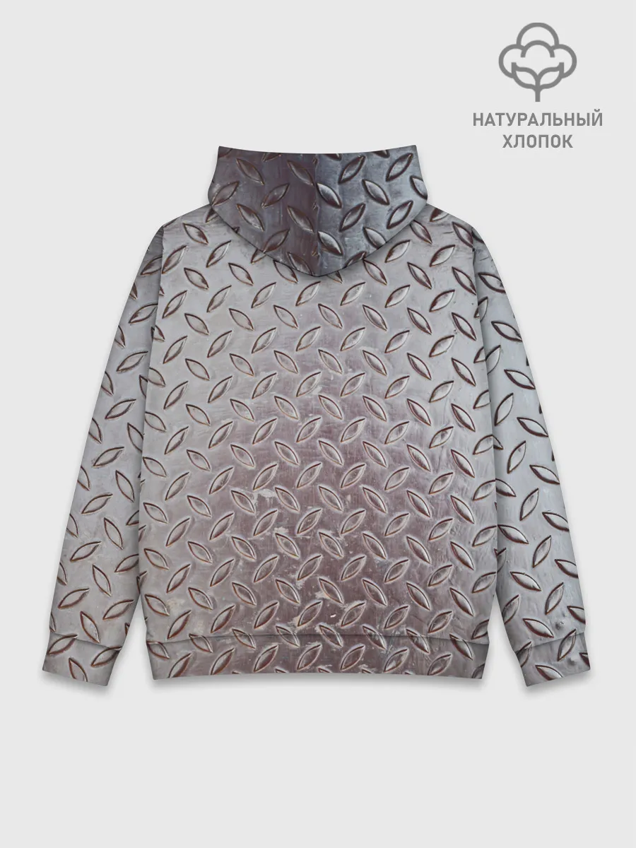 Худи мужской база хлопок / Стальной костюм