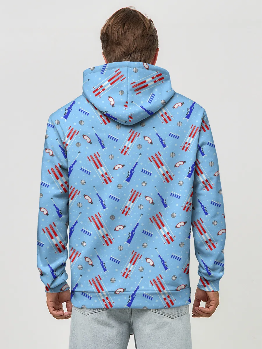 Худи мужской база хлопок / Биатлон