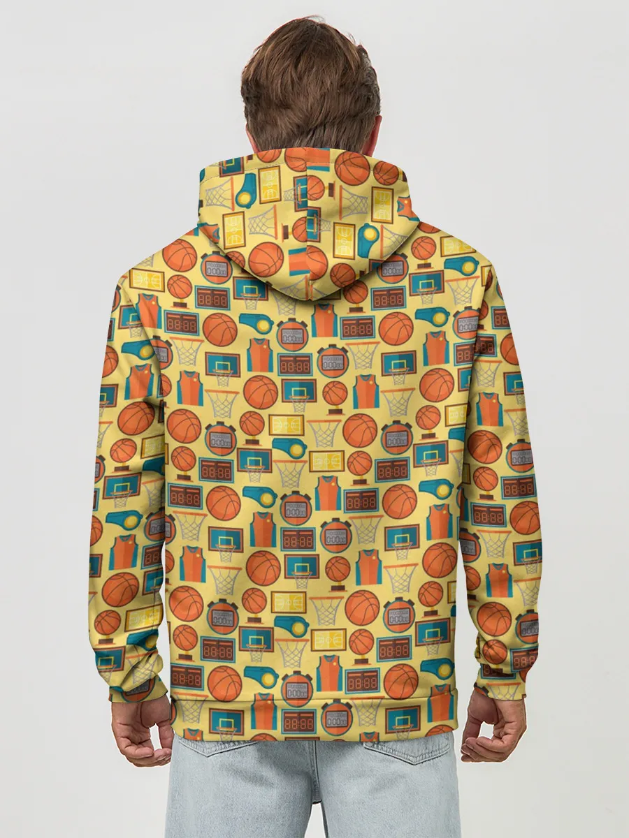 Худи мужской база хлопок / Баскетбол