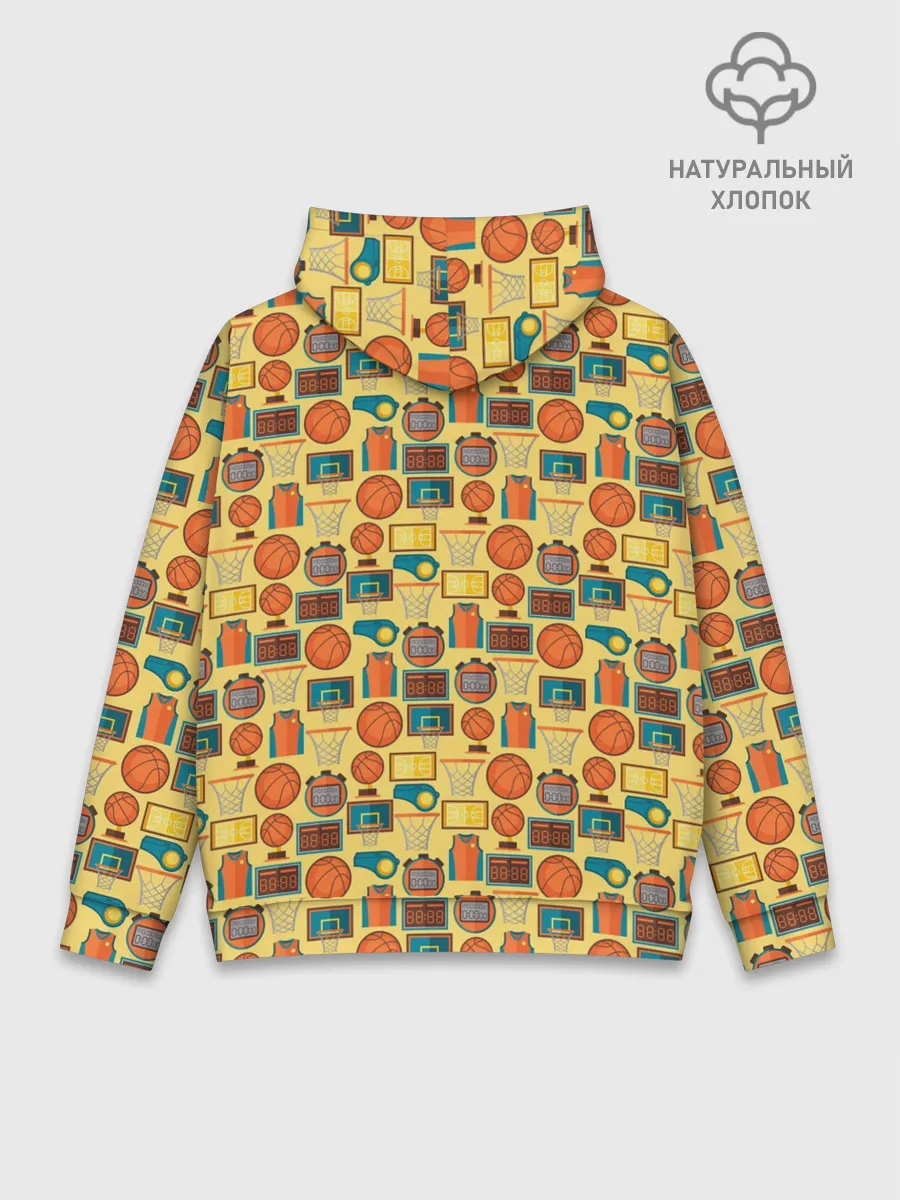 Худи мужской база хлопок / Баскетбол