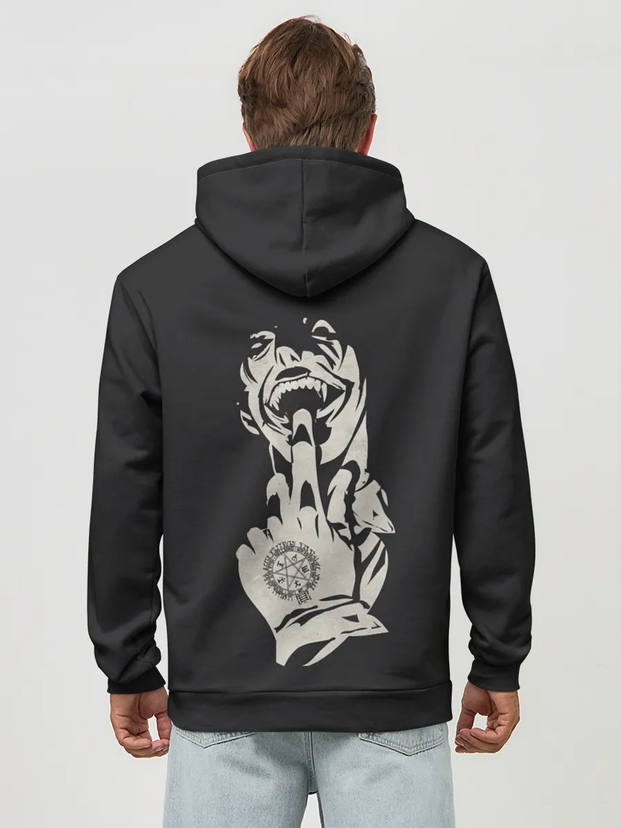 Худи мужской база хлопок / Алукард HELL