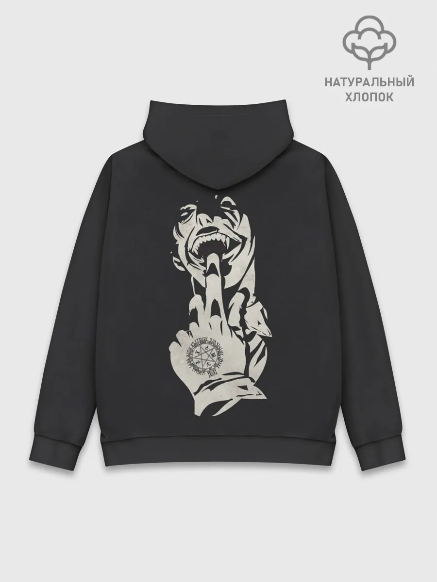 Худи мужской база хлопок / Алукард HELL