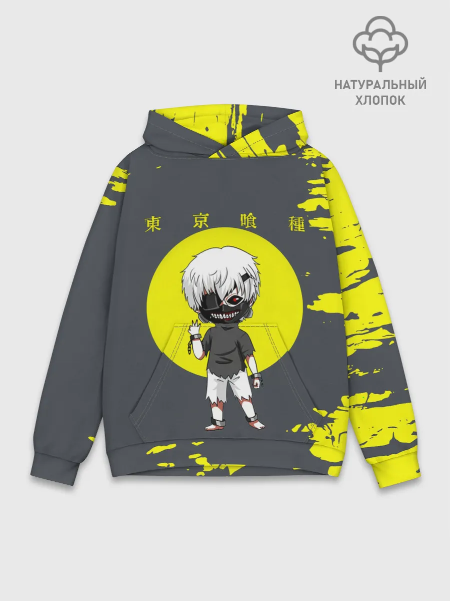 Худи мужской база хлопок / Cute Kaneki Ken