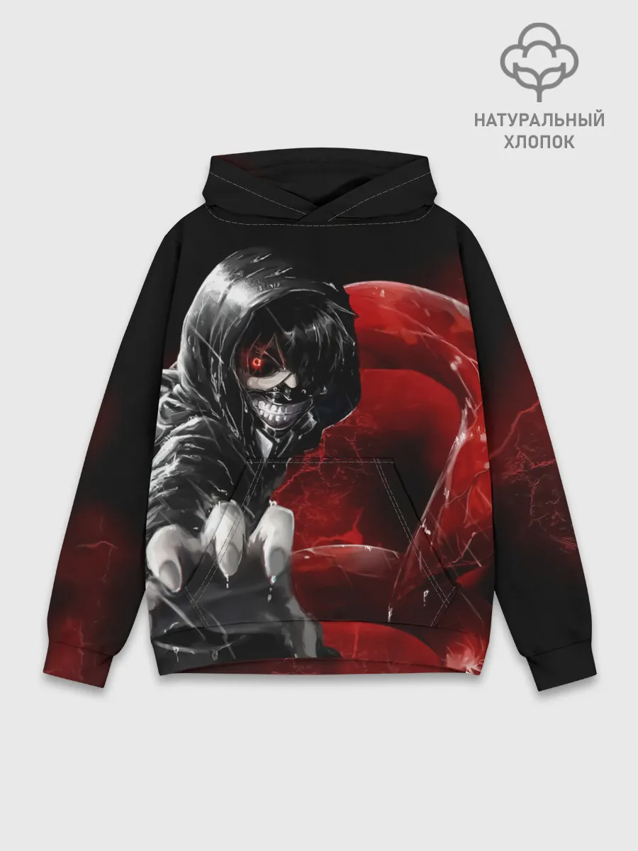 Худи мужской база хлопок / Kaneki Ken Kakuja