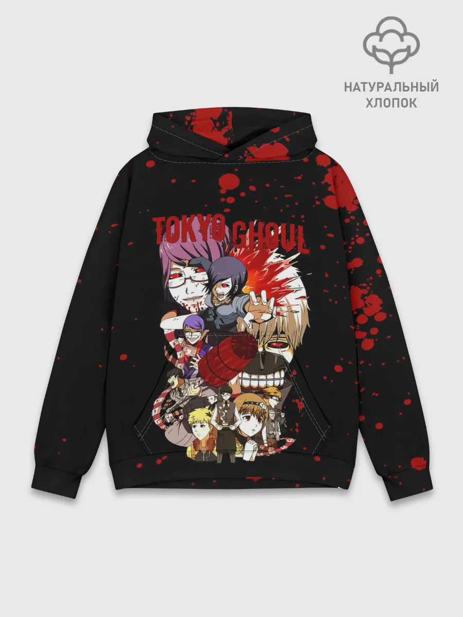 Худи мужской база хлопок / Токийский Гуль. Персонажи
