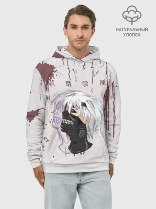 Худи мужской база хлопок / Канеки Кан