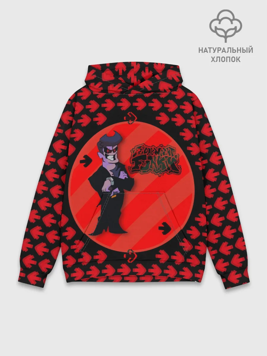 Худи мужской база хлопок / Чувак из Friday Night Funkin