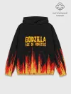 Худи мужской база хлопок / годзилла