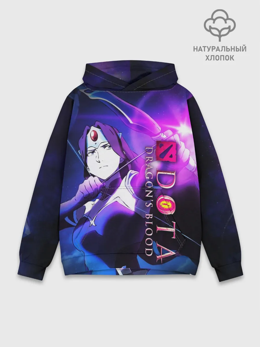 Худи мужской база хлопок / DOTA: Кровь дракона