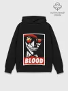 Худи мужской база хлопок / Алукард Blood