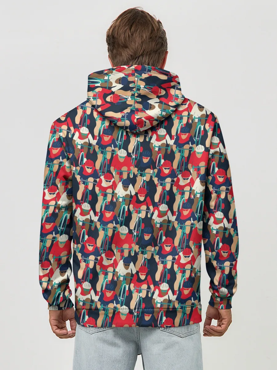 Худи мужской база хлопок / Велогонка