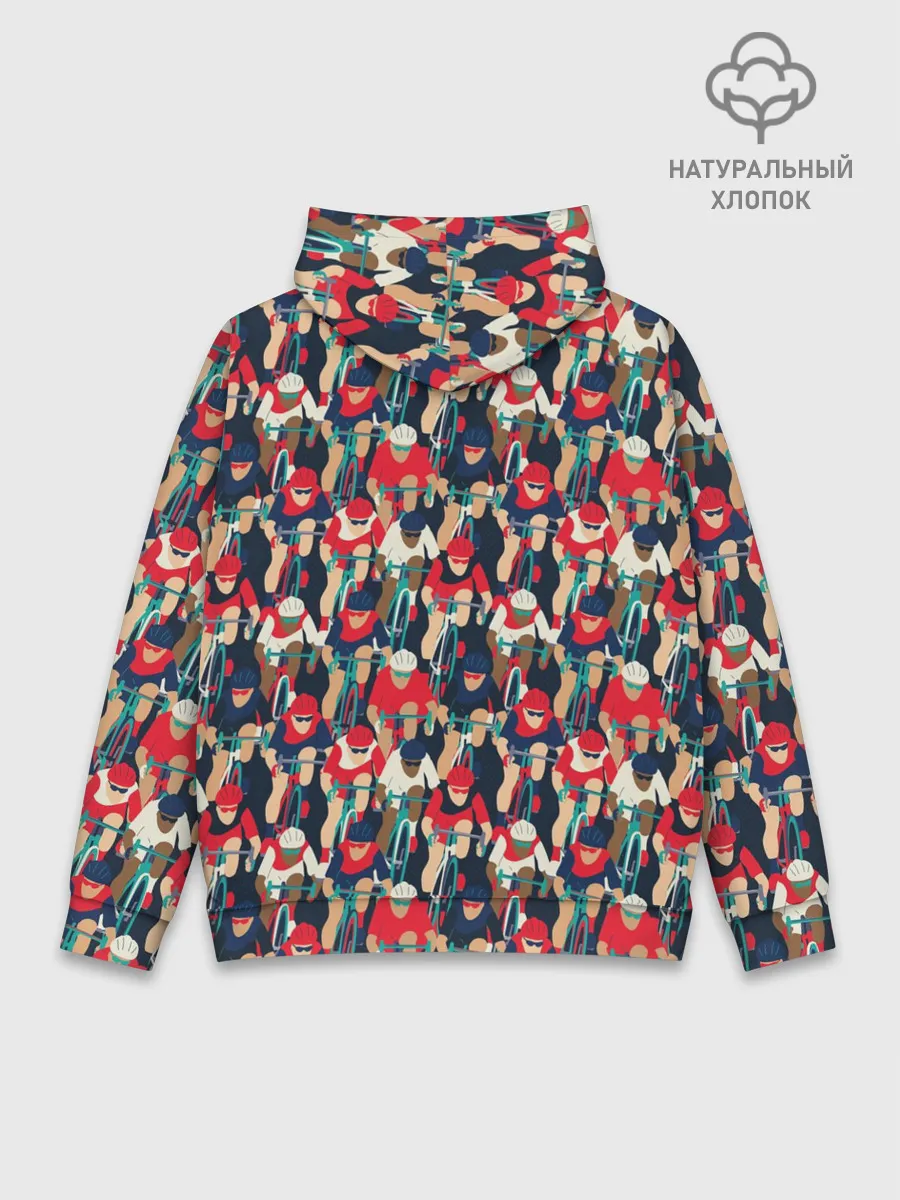 Худи мужской база хлопок / Велогонка