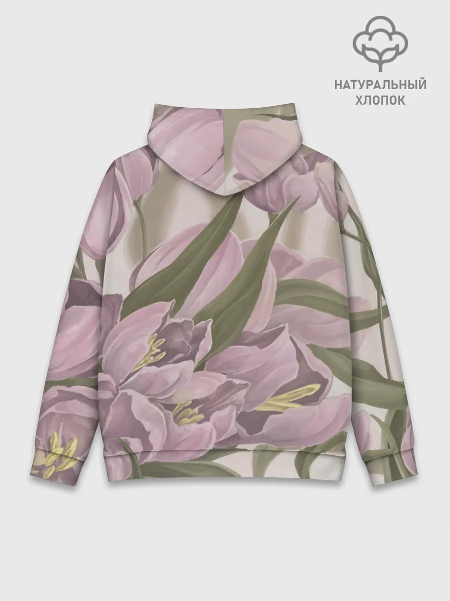 Худи мужской база хлопок / Сахарный розовый