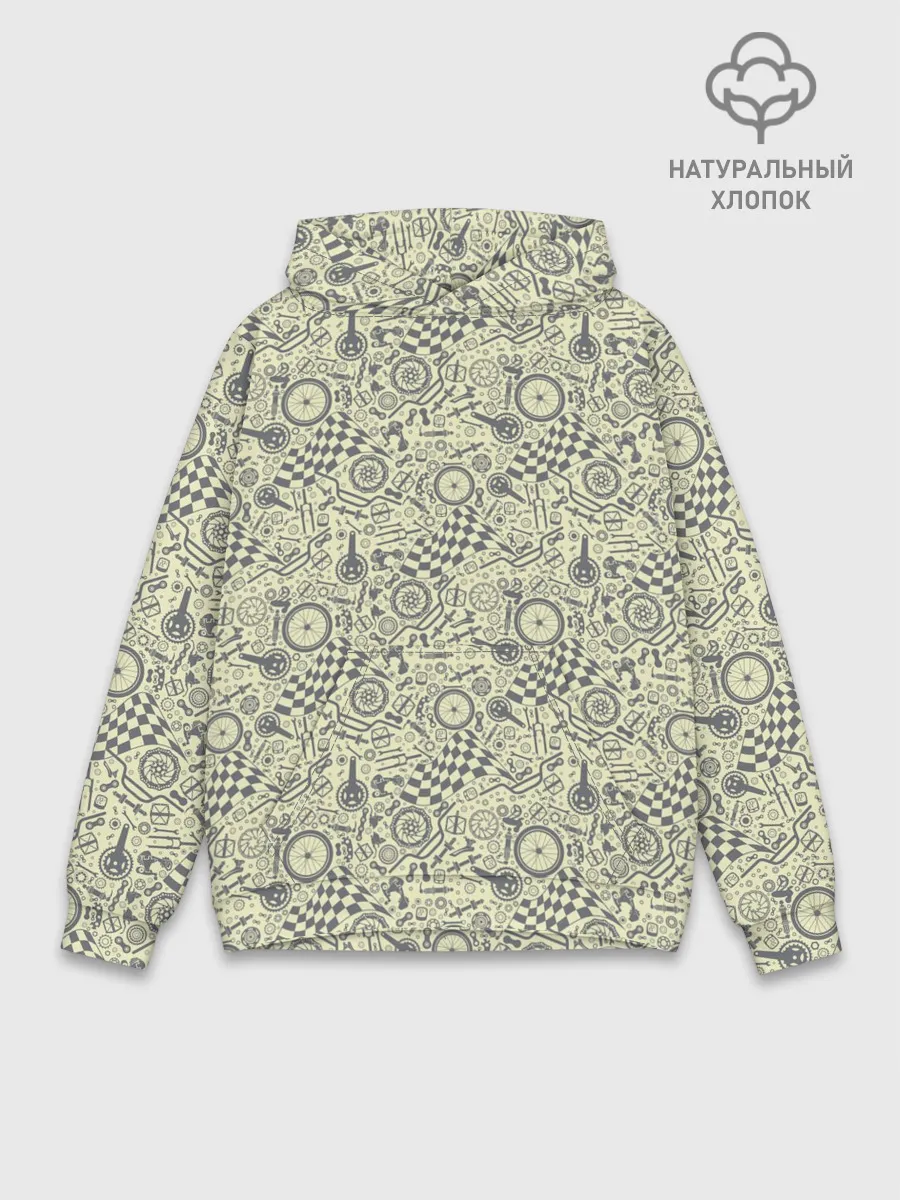 Худи мужской база хлопок / Велосипедные части