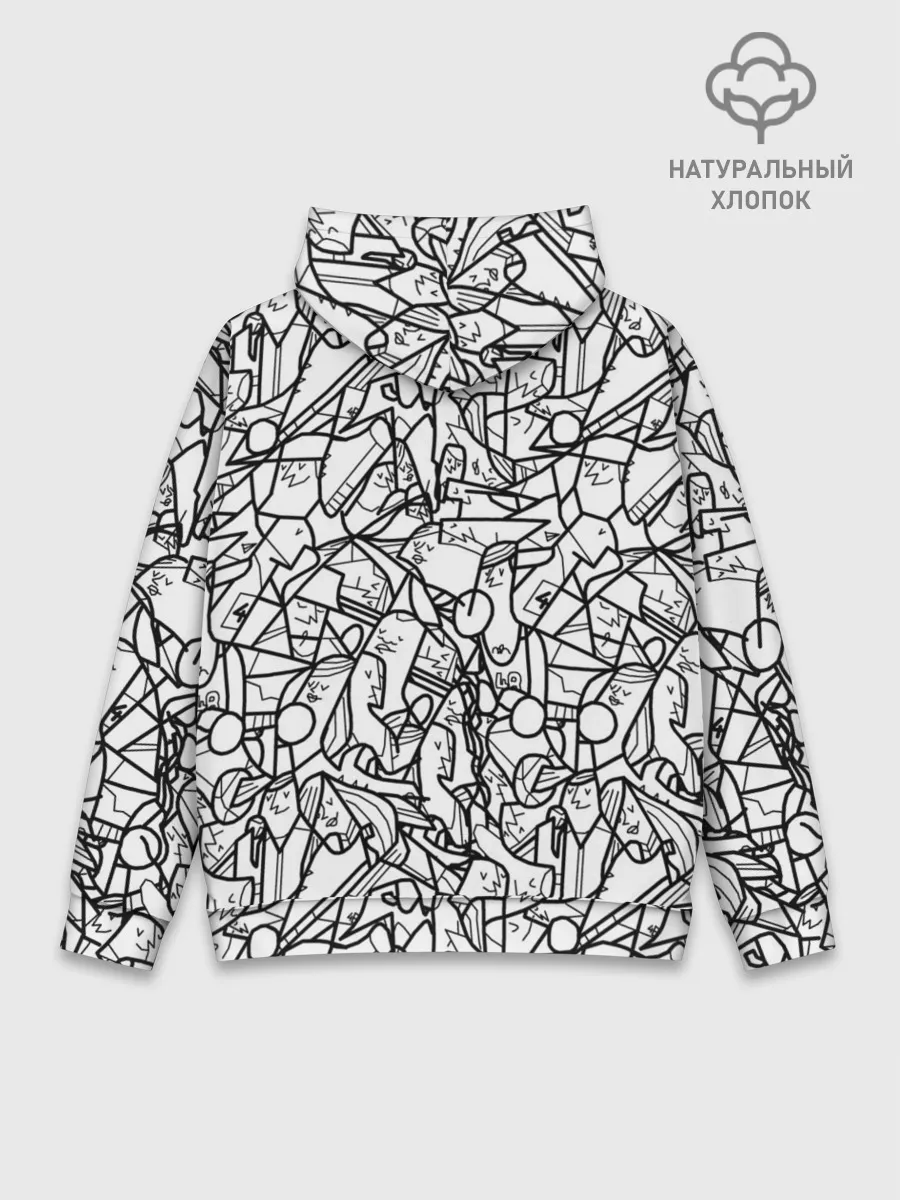 Худи мужской база хлопок / Масса людей