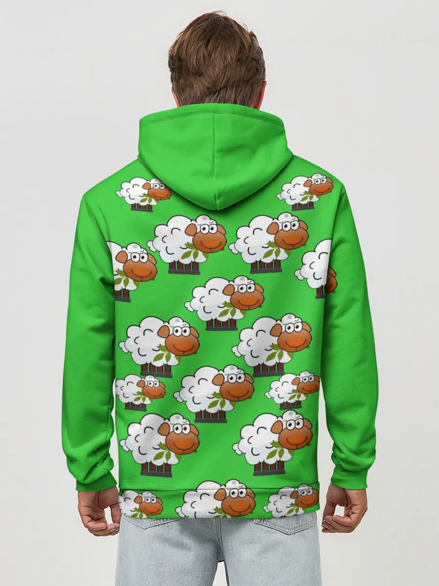 Худи мужской база хлопок / Овцы