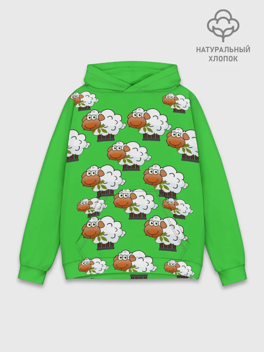 Худи мужской база хлопок / Овцы