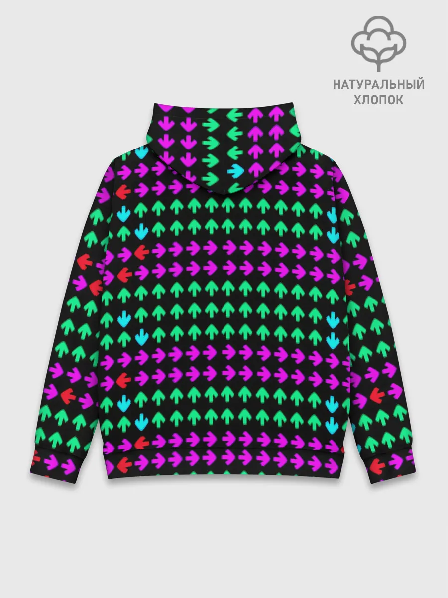 Худи мужской база хлопок / Неон Friday Night Funkin