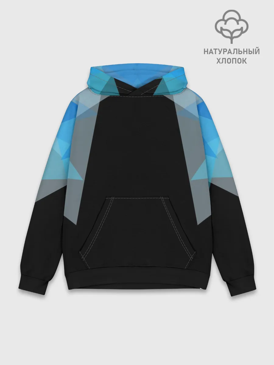 Худи мужской база хлопок / Геометрия