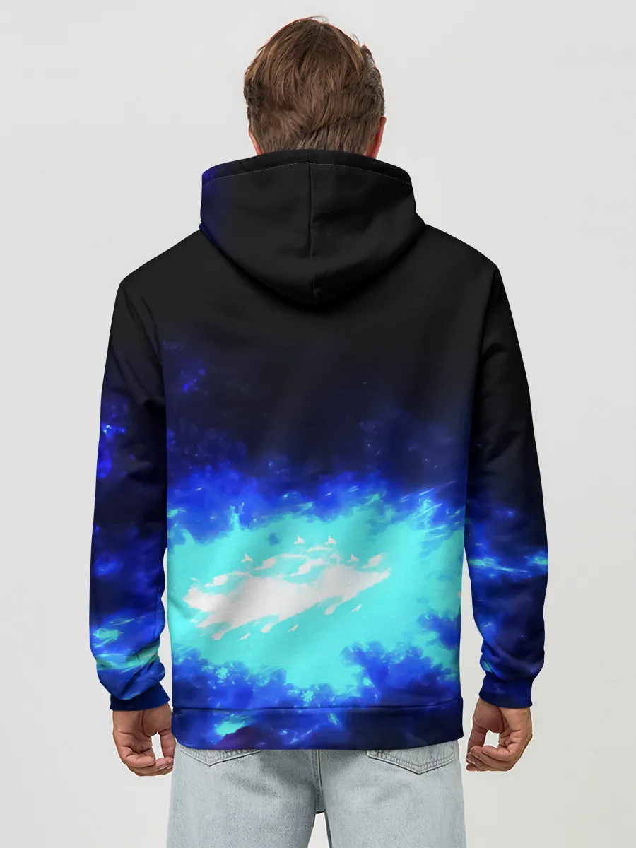 Худи мужской база хлопок / Гуль Киришима