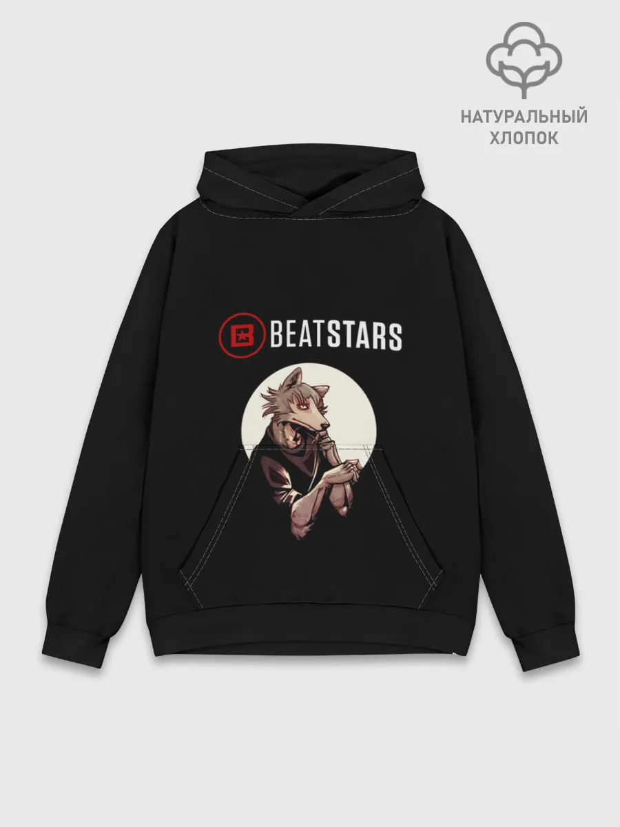 Худи мужской база хлопок / Beastars wolf