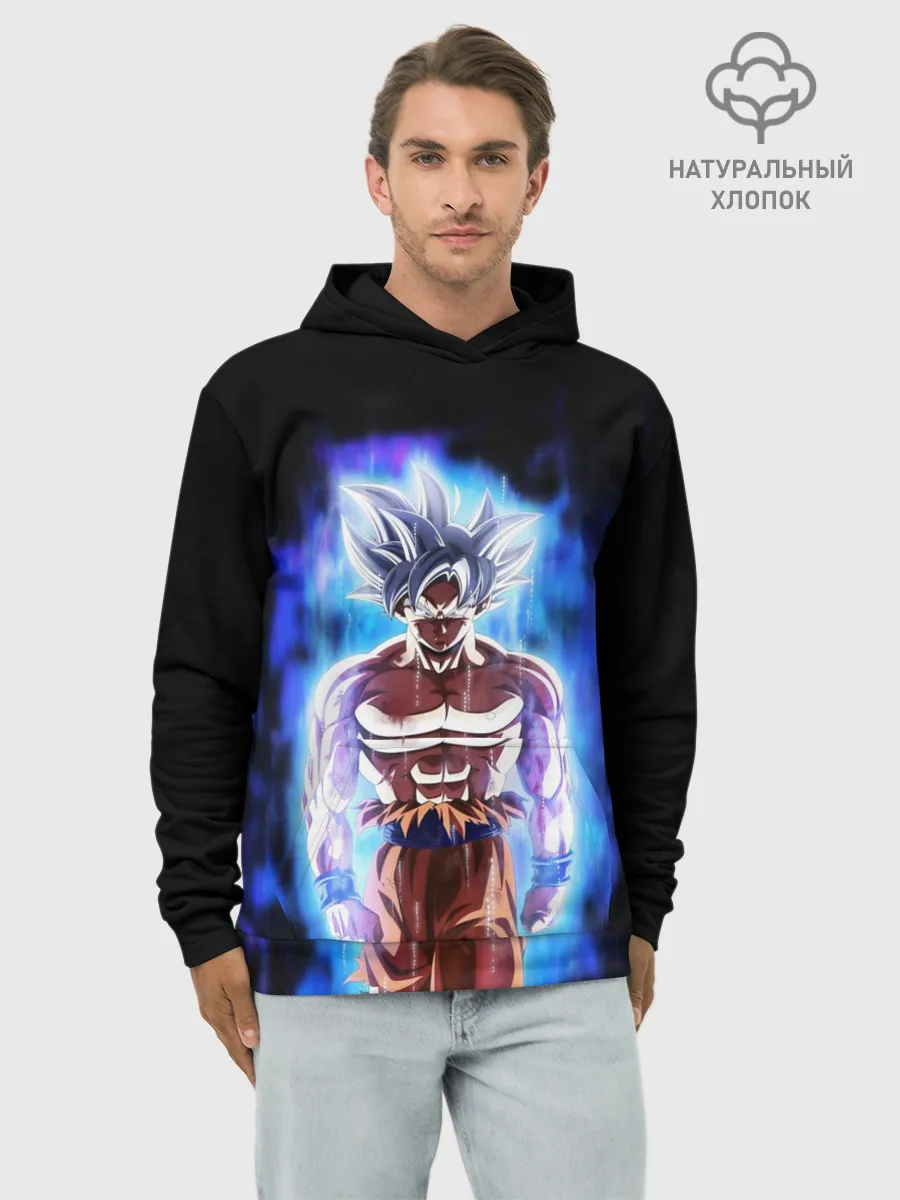 Худи мужской база хлопок / КОГУ | СИМВОЛ НА СПИНЕ