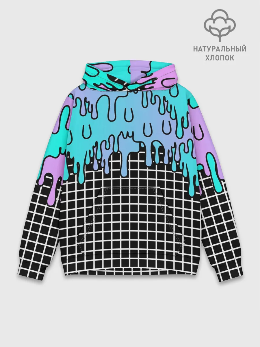 Худи мужской база хлопок / Beach MIami