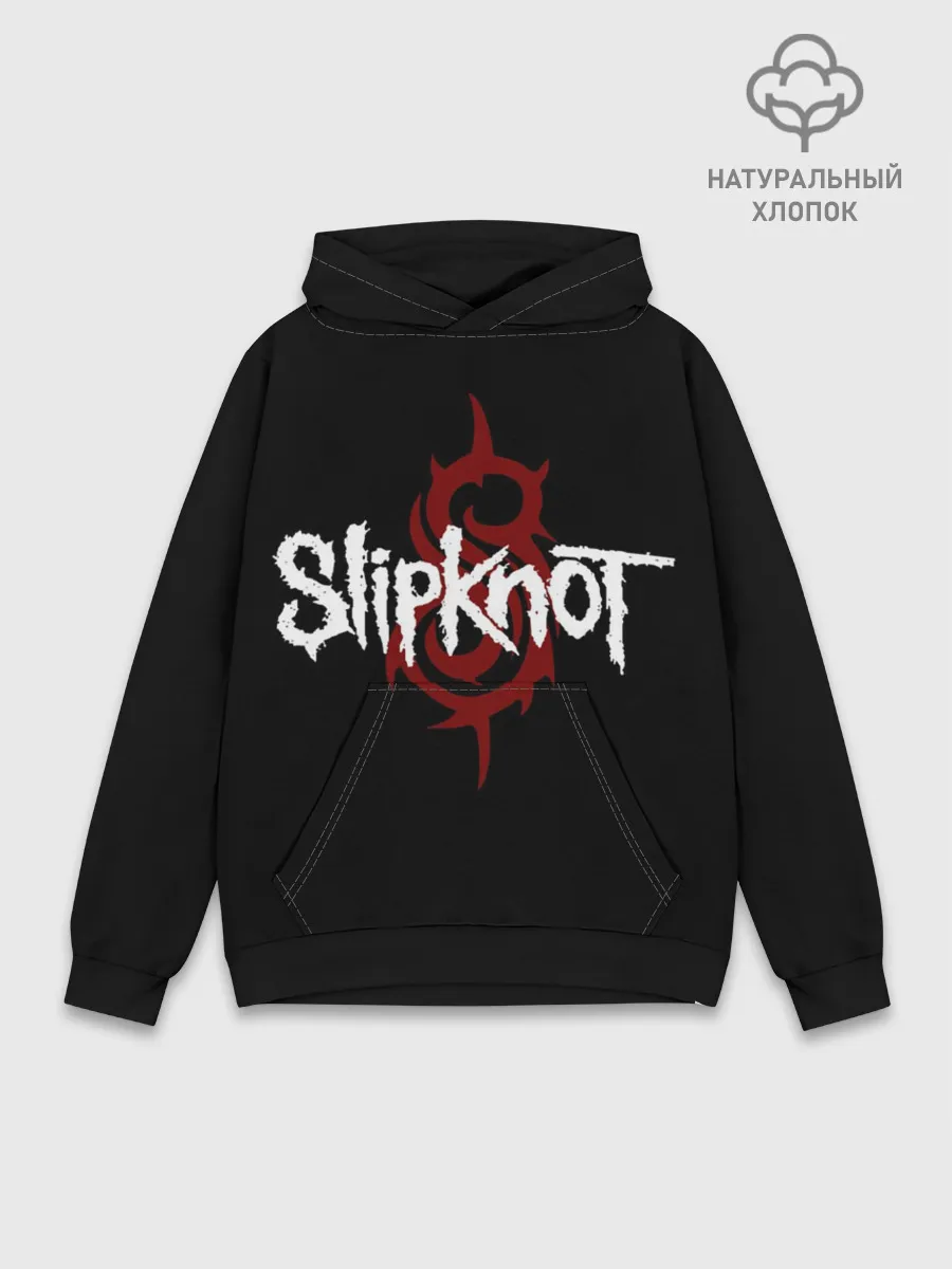 Худи мужской база хлопок / Slipknot Надпись