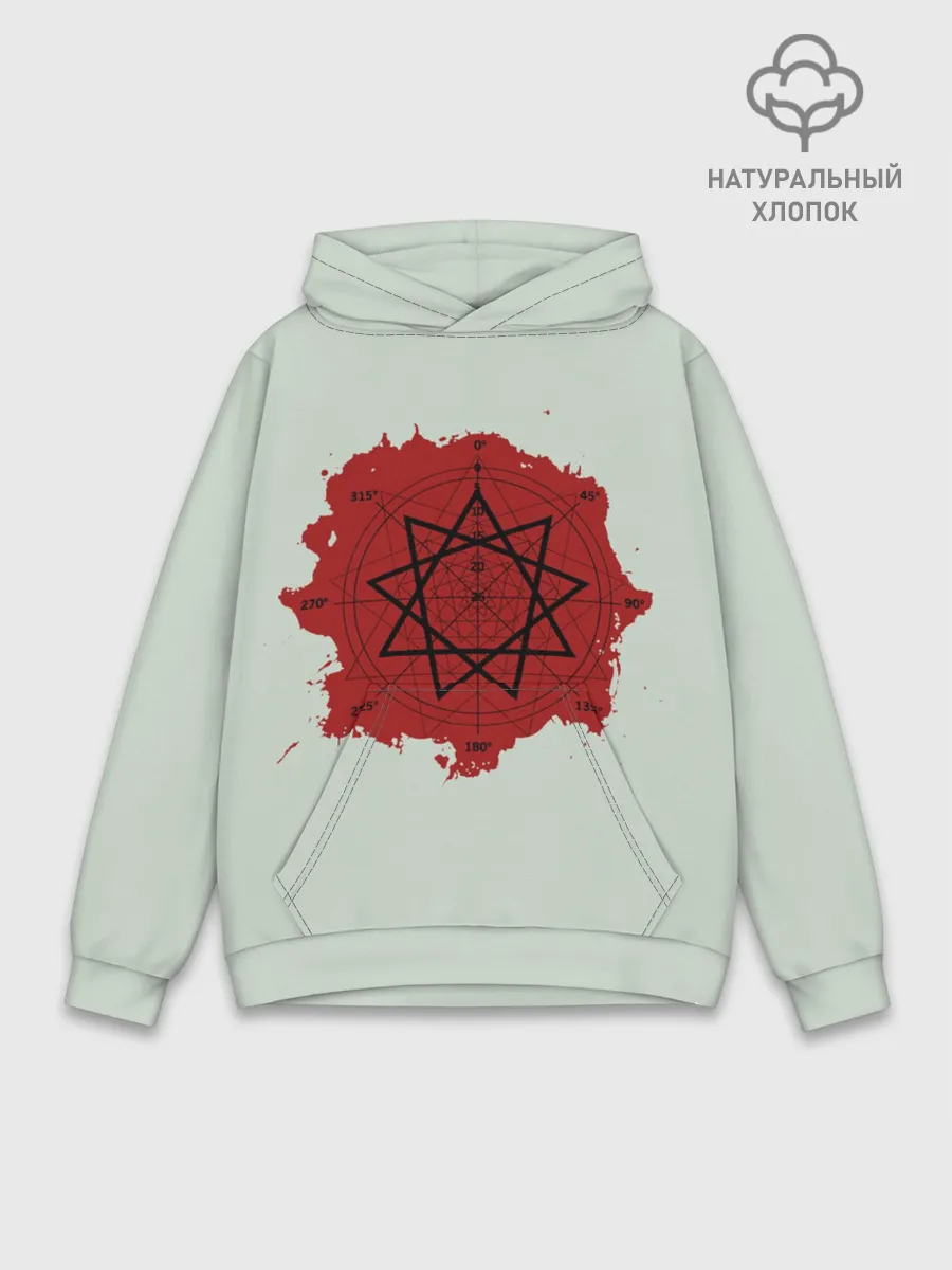 Худи мужской база хлопок / Пентаграмма Slipknot
