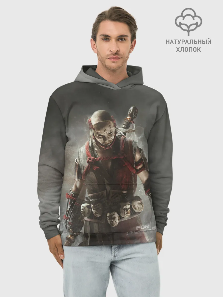 Худи мужской база хлопок / For Honor