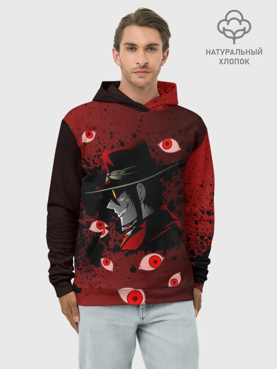 Худи мужской база хлопок / Хеллсинг/Hellsing