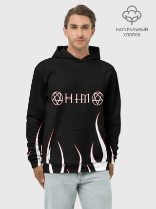 Худи мужской база хлопок / HIM.