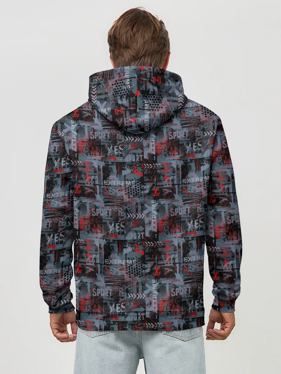 Худи мужской база хлопок / Extreme Sport