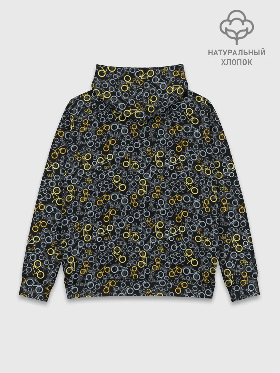 Худи мужской база хлопок / Велосипеды