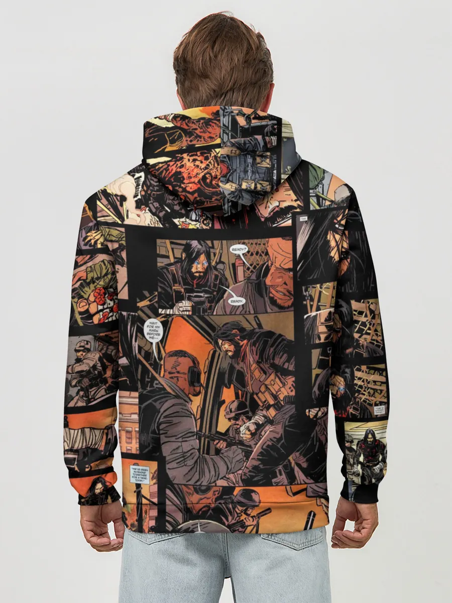 Худи мужской база хлопок / BRZRKR