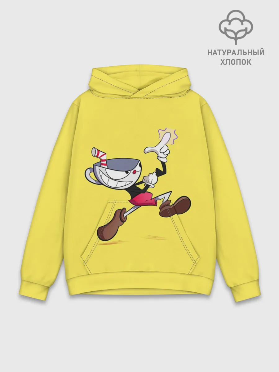 Худи мужской база хлопок / CUPHEAD|