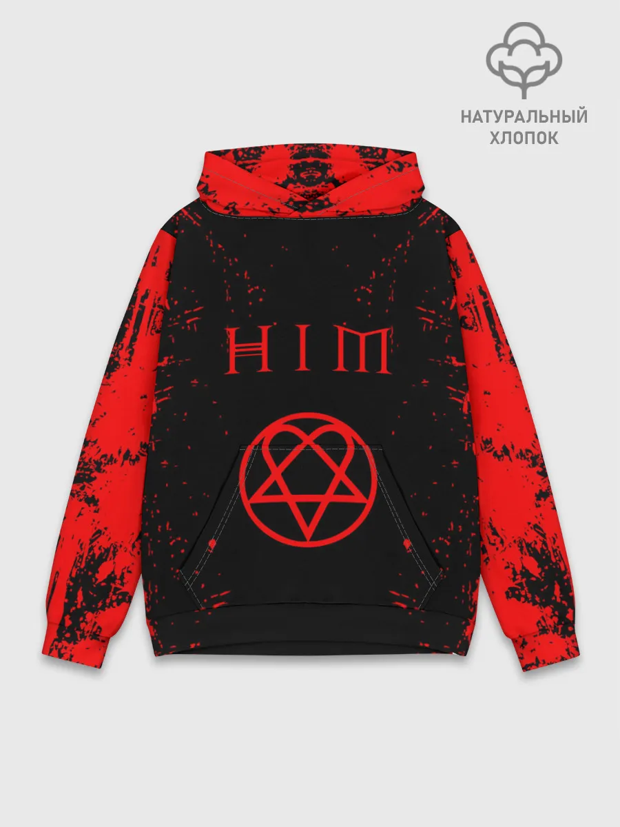 Худи мужской база хлопок / HIM